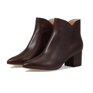 Cole Haan Women's Elyse Bootie 60 MM Brown Sleek Leather Size 9 NIB Pointed Toe